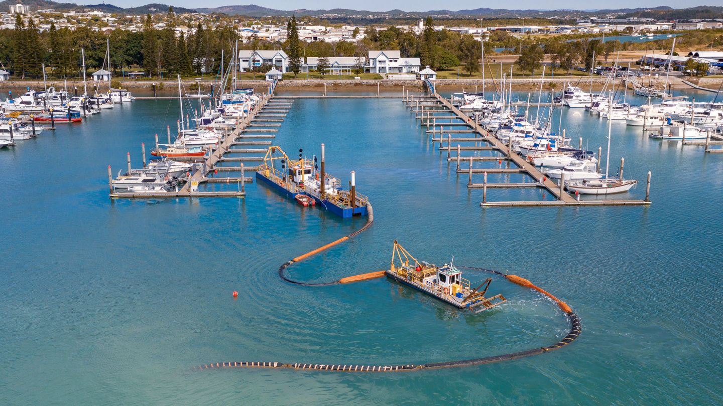 Gladstone Marina Maintenance Lustrum Dredging