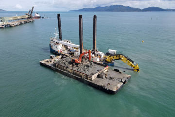 Channel Upgrade marks 1 million cubic metres dredged