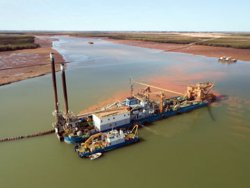 Lumsden Point Dredging Works